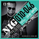 Ficha técnica e caractérísticas do produto Encordoamento Nig para Guitarra Cs-90 - Signature Cacau Santos - .010"/.046"