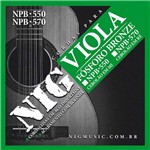 Encordoamento Nig Série NPB-570 Cebolão em Ré para Viola