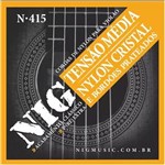 Ficha técnica e caractérísticas do produto Encordoamento NIG Violão Náilon Tensão Média N415