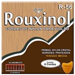 Ficha técnica e caractérísticas do produto Encordoamento Nylon para Violão Tensão Média R56 Rouxinol
