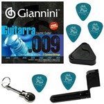 Ficha técnica e caractérísticas do produto Encordoamento P/ Guitarra de 7 Cordas Giannini 09 GEEGST709 + Acessórios IZ1