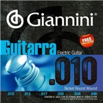 Ficha técnica e caractérísticas do produto Encordoamento P/ Guitarra Giannini Geegst 0.010 Niquel
