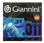 Ficha técnica e caractérísticas do produto Encordoamento P/ Guitarra Giannini Geegst11 Niquel 0.011"