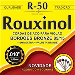 Ficha técnica e caractérísticas do produto Encordoamento P/VIOLAO ACO Bronze 85/15 C/BO Rouxinol