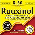 Ficha técnica e caractérísticas do produto Encordoamento P/VIOLAO ACO Bronze 85/15 C/BO - Rouxinol