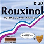 Ficha técnica e caractérísticas do produto Encordoamento P/VIOLAO ACO INOX C/BOLINHA Unidade Rouxinol