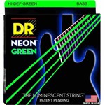 Ficha técnica e caractérísticas do produto Encordoamento para Baixo 4 Cordas DR Strings Neon Green 0.45