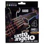 Ficha técnica e caractérísticas do produto Encordoamento para Baixo Santo Angelo 0.040-.095 com 4 Cordas Long Scale Ebsa 4-4095