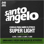 Ficha técnica e caractérísticas do produto Encordoamento para Baixo Santo Angelo 4 Cordas 0.040/0.095