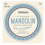 Ficha técnica e caractérísticas do produto Encordoamento para Bandolim / Mandolim 010 Tensão Leve D`addario EJ62