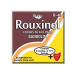 Ficha técnica e caractérísticas do produto Encordoamento para Bandolim Rouxinol R40 0.10ª Aço - C/Palheta