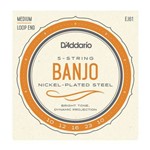 Encordoamento para Banjo 5C D'Addario EJ61