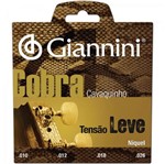 Ficha técnica e caractérísticas do produto Encordoamento para Cavaco GESCL Série Cobra Aço Leve GIANNINI - 226