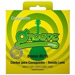Encordoamento para Cavaquinho Groove 011 Tensão Leve Bronze GS4C