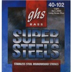 Ficha técnica e caractérísticas do produto Encordoamento para Contrabaixo GHS L5000 Light (Escala Longa) Série Super Steels (contém 4 Cordas)