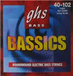 Encordoamento para Contrabaixo GHS L6000 Light (Escala Longa) Série Bassics (contém 4 Cordas) - Ghs Strings
