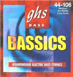 Ficha técnica e caractérísticas do produto Encordoamento para Contrabaixo GHS M6000 Medium (Escala Longa) Série Bassics (contém 4 Cordas) - Ghs Strings
