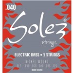 Encordoamento para Contrabaixo Solez Electric Bass 5 Strings