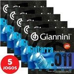 Ficha técnica e caractérísticas do produto Encordoamento para Guitarra 011 049 Giannini GEEGST11 - Kit com 5 Unidades