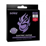 Ficha técnica e caractérísticas do produto Encordoamento para Guitarra 011 SLG11 GA - Solez - Solez Ltda