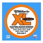 Encordoamento para Guitarra 7 Cordas Exl110 0.11 Addario