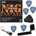 Nig N70 Encordoamento para Guitarra 7 Cordas 09 054 + Kit de Acessórios IZ2