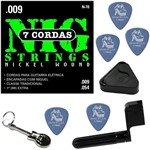 Ficha técnica e caractérísticas do produto Encordoamento para Guitarra 7 Cordas Nig 09 054 N70 + Kit de Acessórios IZ1