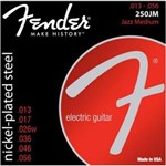 Ficha técnica e caractérísticas do produto Encordoamento para Guitarra Aço 0.013 250Jm Niquelado Fender