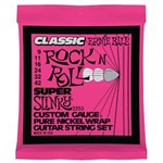 Ficha técnica e caractérísticas do produto Encordoamento para Guitarra Aço 0.09 2253 Classic Super Slinky Ernie Ball