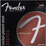 Encordoamento para Guitarra Aço 0.10 250r Niquelado Fender
