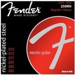 Ficha técnica e caractérísticas do produto Encordoamento para Guitarra Aço 0.10 Niquelado 250rh Fender