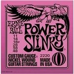 Ficha técnica e caractérísticas do produto Encordoamento para Guitarra Aço 0.11 2220 Power Slinky Ernie Ball
