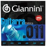 Ficha técnica e caractérísticas do produto Encordoamento para Guitarra Elétrica Geegst 11 - .011-.049 - Giannini