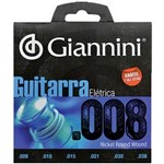 Ficha técnica e caractérísticas do produto Encordoamento para Guitarra Elétrica Geegst 8 Giannini