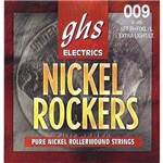 Encordoamento para Guitarra Elétrica GHS R+RXL/L Extralight/Light Série Nickel Rockers (contém 6 Cor