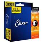 Ficha técnica e caractérísticas do produto Encordoamento para Guitarra Elixir 010 Light Pack Leve 3 Pague 2 (10218)