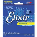 Encordoamento para Guitarra Elixir 12050 Polyweb .010 - .046