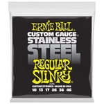 Ficha técnica e caractérísticas do produto Encordoamento para Guitarra Ernie Ball 010 Stainless Steel 2246