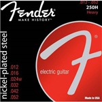 Encordoamento para Guitarra Fender 250h Aço 0.12 Niquelado