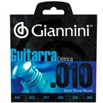 Ficha técnica e caractérísticas do produto Encordoamento para Guitarra Geegst10 0.10 - Giannini