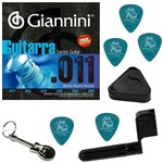 Encordoamento para Guitarra Giannini 011 049 GEEGST11 + Acessórios IZ1