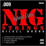 Ficha técnica e caractérísticas do produto Encordoamento para Guitarra NIG 09 046 Híbrido NH66 Nickel Wound