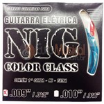 Ficha técnica e caractérísticas do produto Encordoamento para Guitarra NIG Color Class N1633 Azul .009/042