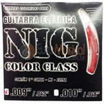 Ficha técnica e caractérísticas do produto Encordoamento para Guitarra NIG Color Class N1631 Vermelho .009/042