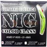 Ficha técnica e caractérísticas do produto Encordoamento para Guitarra NIG Color Class N1634 Verde .009/042