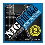 Encordoamento para Guitarra Nig N64 com Dois Jogos 0.10