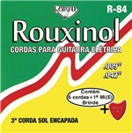 Ficha técnica e caractérísticas do produto Encordoamento para Guitarra R84 Leve Rouxinol de Aço com 12