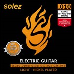 Encordoamento para Guitarra Solez 010 - 046 SLG10 com 2 Cordas Extras