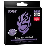 Encordoamento para Guitarra Solez 011 - 049 SLG11 + 2 Cordas Extras