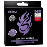 Ficha técnica e caractérísticas do produto Encordoamento Para Guitarra Solez 011 Stainless Steel SLG11-GA Com 2 Cordas Extras